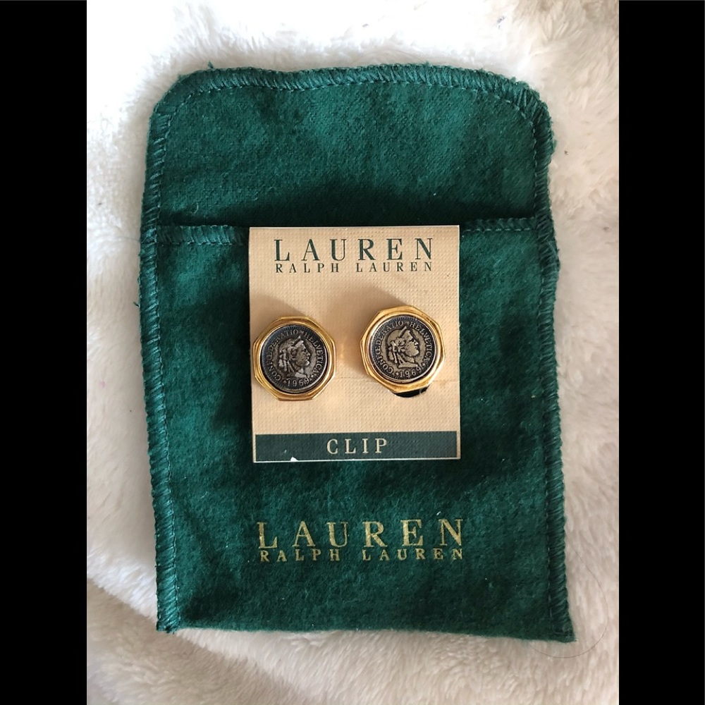 BRAND NEW: Ralph Lauren Clip-On Earrings